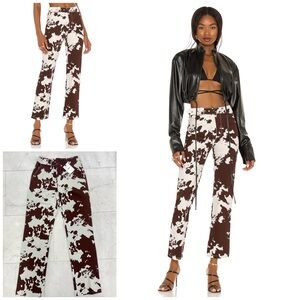 (AB-11) MIAOU Lou Pants In Cow Print